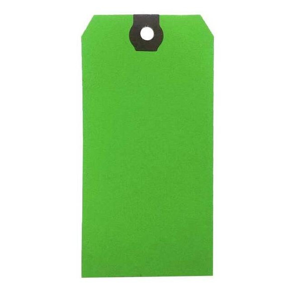 Manufacturer Varies Shipping Tag, Colored, Green, PK500 61KT77