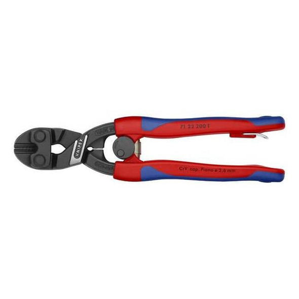 Knipex Mini Bolt Cutter,8" Overall Length 71 22 200 T BKA