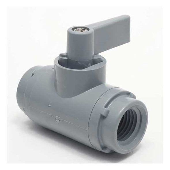 Manufacturer Varies 1/8" FNPT PVC Ball Valve Inline 5744190
