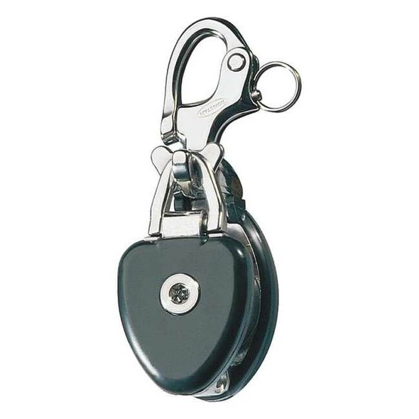 Snatch Block, Fibrous Rope, 5/8 in Max Cable Size, 3,530 lb Max Load, Natural