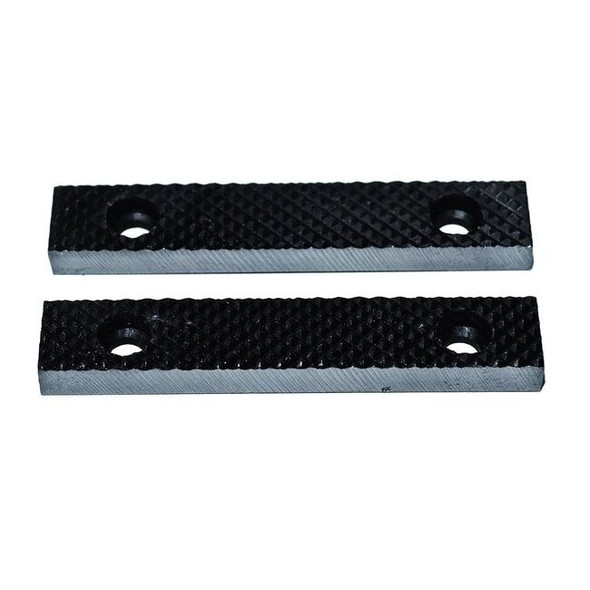 Westward Replace.JawInserts,Steel,Incl.4 Screw,PR 10D757