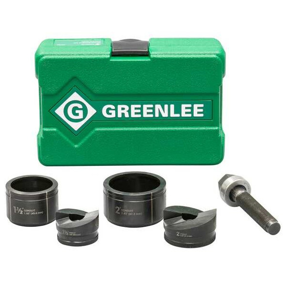 Greenlee 5 Piece Hydraulic Punch Driver Set, 10 ga. 7237BB