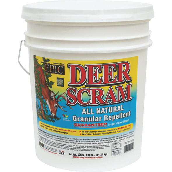 Deer Scram 25 Lb. Granular Organic Deer Repellent 1025