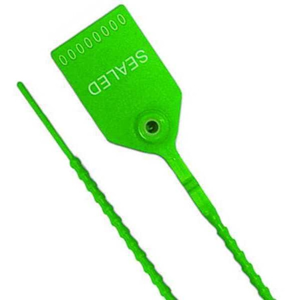 Universeal Pull-Tight Seals,Green,Plastic,PK100 UPULL-HD 12 GREEN100
