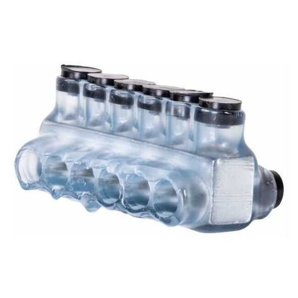 Polaris Wire Connector, 6 Port, Clear, Plastisol Insulation IPLD4-6CB