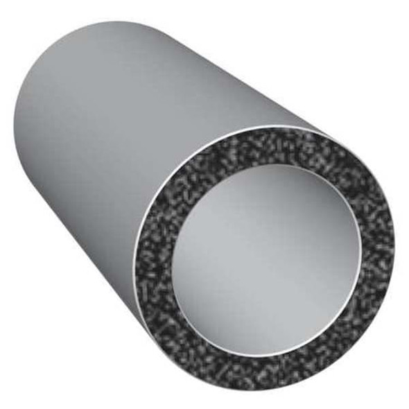 Trim-Lok Rubber Seal, Tubing, 0.38"W x 100 ft. X313-100