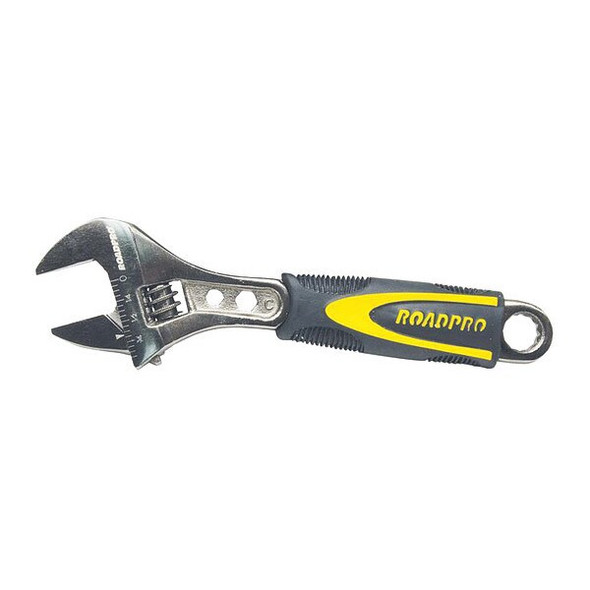 Roadpro Adjustable Wrench, 6", Finish: Black Nickel RPS2011