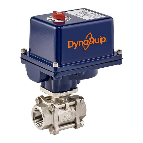 1-1/4" FNPT Stainless Steel Electronic Ball Valve 2-Way