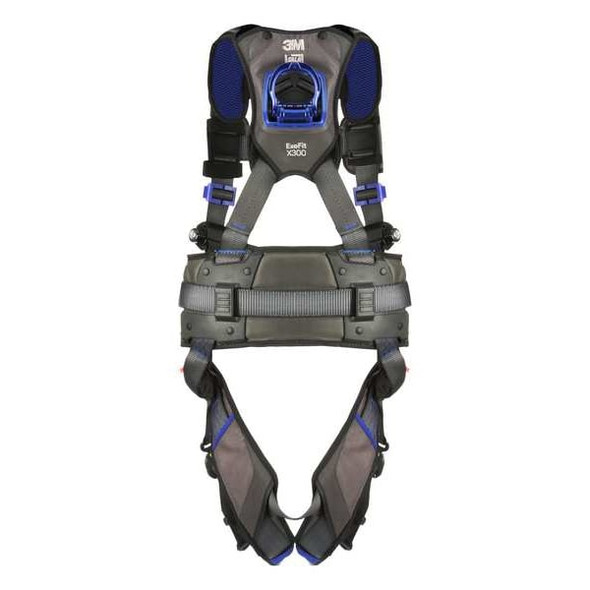 ExoFit(TM) X300 Fall Protection Harness, 2XL, 420 lb, Quick-Connect Chest/ Quick-Connect Leg Straps