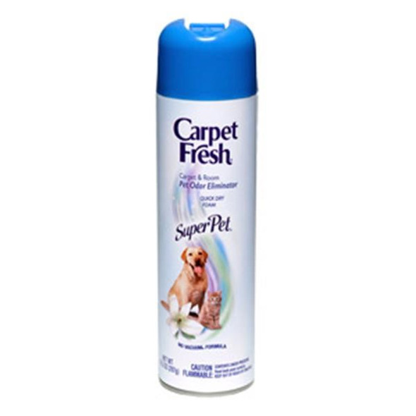 Carpet Fresh® No-Vacuum Rug & Room Deodorizer, Super Pet, 10.5 Aerosol, 6/Case