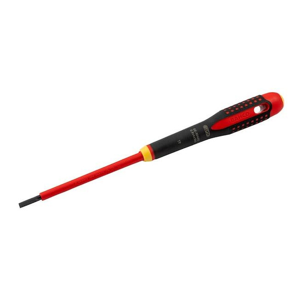 Bahco Screw Driver,Insulated,Slotted,4"x5/32" Slotted 7/32" BAHBE-8050S