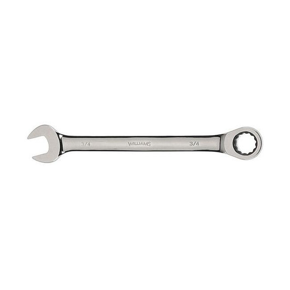 Williams Combo Ratchet Wrench,7/8",Hi-Polish JHW1228NRC
