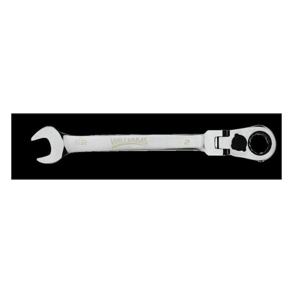 Williams Williams Ratcheting Combo Wrench,Flex-Head,7/16" JHW1214RCF
