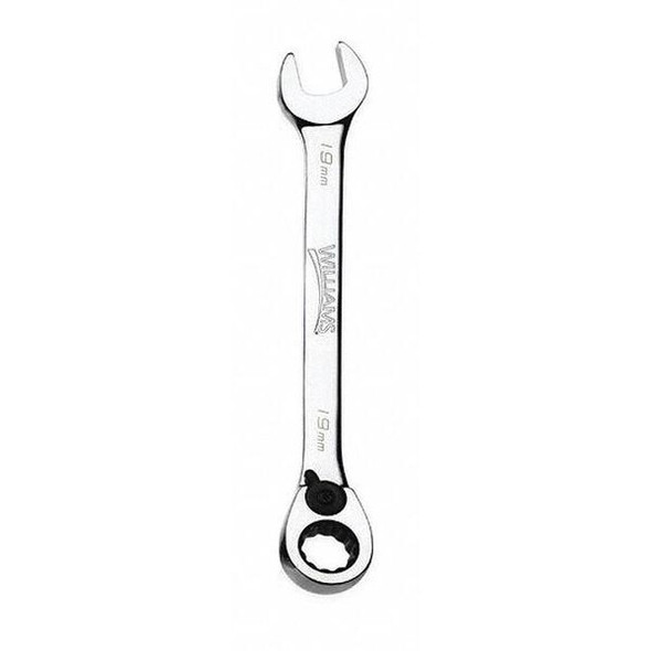 Williams Williams Ratcheting Combo Wrench,12 pt.,9mm JHW1209MRC
