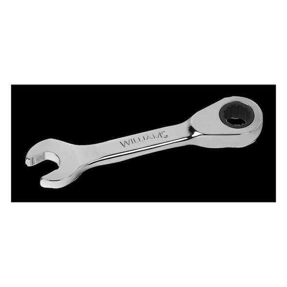Williams Ratcheting Combo Wrench 12Pt,7/16In JHW1214RSS