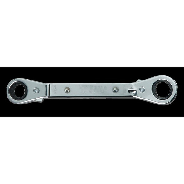 Williams Williams Ratcheting Box Wrench,1/2" x 9/16" RBO-1618
