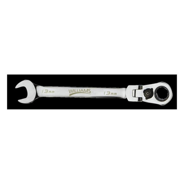 Williams Flex-Head Ratcheting Combo Wrench,15mm JHW1215MRCF