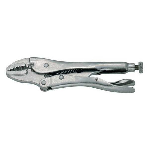 Williams Curved-Jaw Locking Plier,w/Cutter,7" 23302