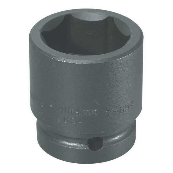 Williams 1" Drive Impact Socket Black Industrial, 1" D,6-Point,2-5/8 JHW7-684