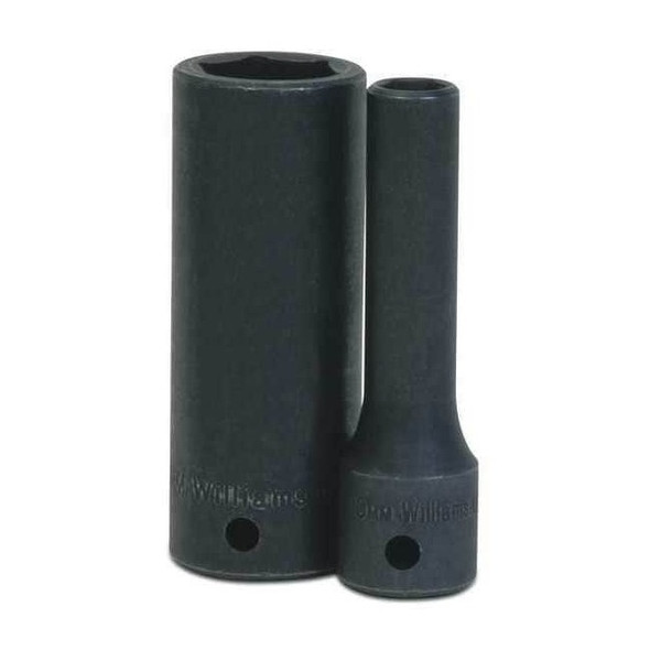 1/2" Drive Impact Socket Black Industrial, Deep 1/2"D,6Pt,23mm