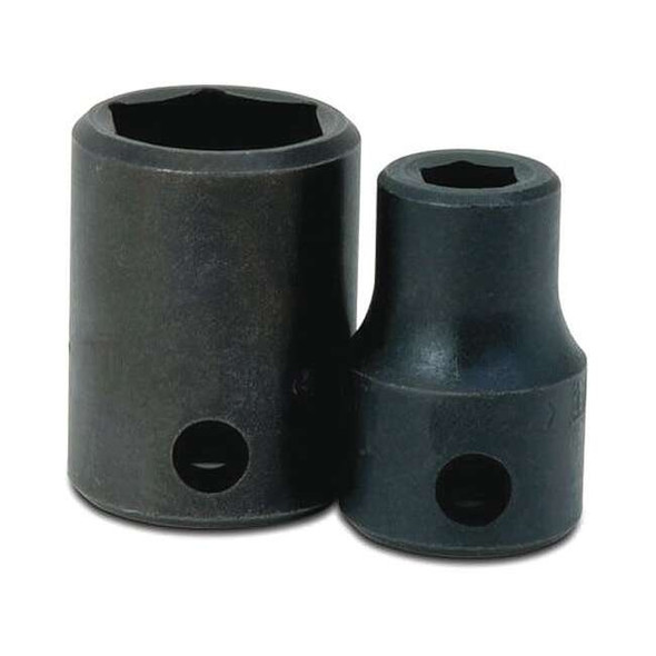 1/2" Drive Impact Socket Black Industrial, Standard 1/2" D,6Pt,27mm