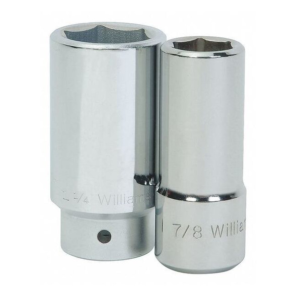 3/4" Drive, 1-1/8" SAE Socket, 6 Points, Deep 3/4" D,6Pt,1-1/8