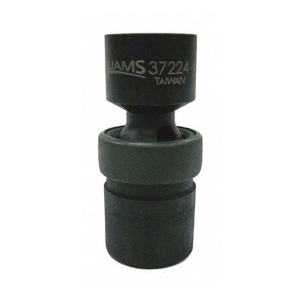 1/2" Drive Impact Socket Black Industrial, Universal 1/2" D,6Pt,7/8