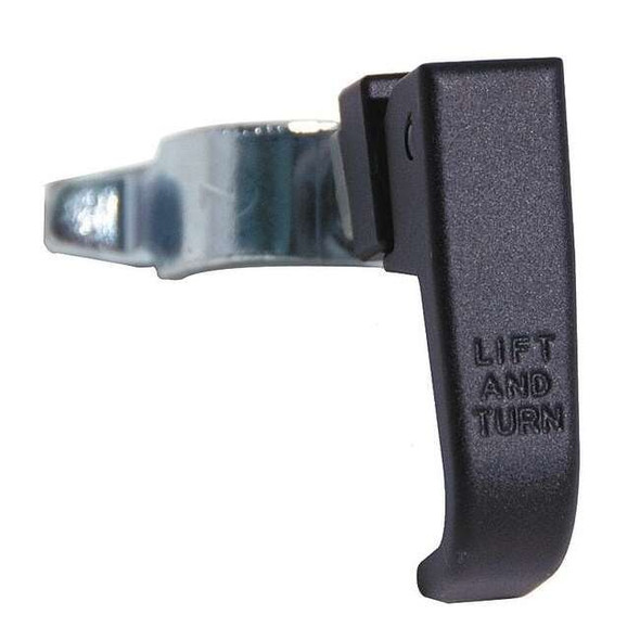 Manufacturer Varies Compression Latch,Nonlock,Bl Powder Coat 4RPZ3