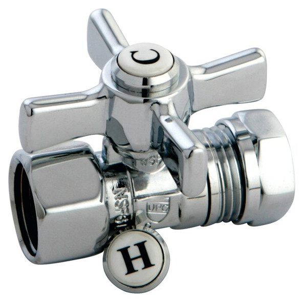 Millennium CC44151ZX 1/2" FIP X 1/2" or 7/16" Slip Joint Straight Stop CC44151ZX