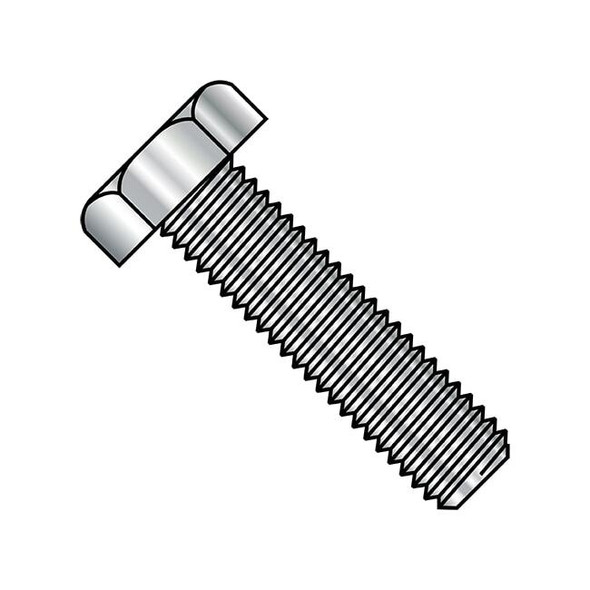 18-8, 1/4"-20 Hex Head Tap Bolt, Plain Stainless Steel, 1-1/2 in L, 100 PK