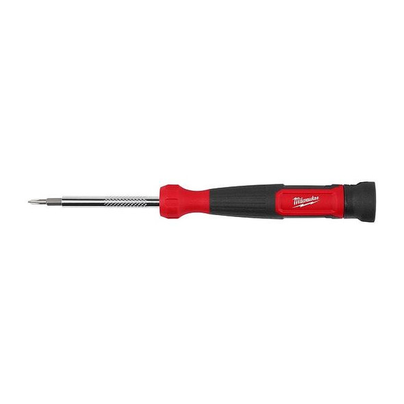 Milwaukee Tool Multi-Bit Screwdriver,5 3/4 in L 48-22-2930