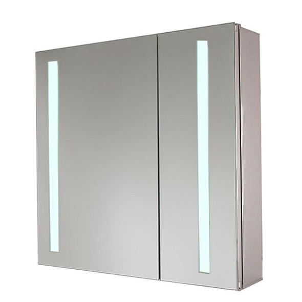 26" x 24" Surface Mounted/Recessed Polished Edge LED Medicine Cabinet