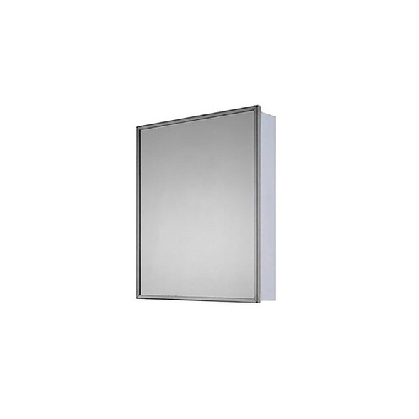 Ketcham 18" x 24" Euroline Surface Mounted SS Framed Medicine Cabinet 127-SM