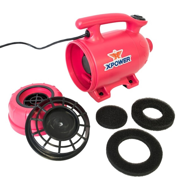 XPOWER B-2 Pro at Home Pet Grooming Dog Force Hair Dryer and Vacuum - Pink  B-2-Pink