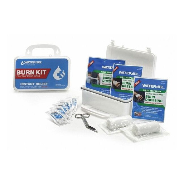 Burn Care Kit, Plastic Case, 12 Components, 1-5 People Served