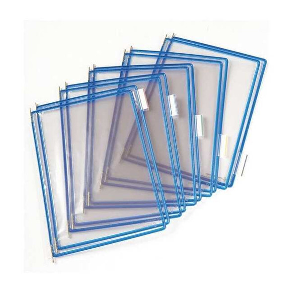 Tarifold Pivoting Pockets,Blue,PK10 P010