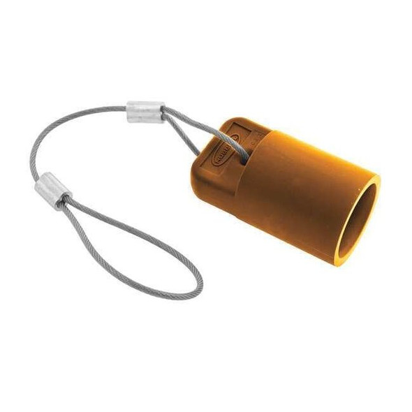 Hubbell Wiring Device-Kellems Single Pole Connector Cover,Female,Org HBLFCAPO