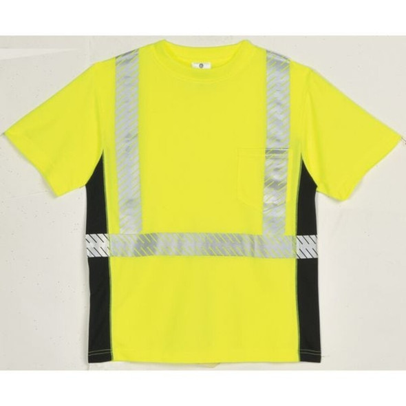 Kishigo Unisex T-Shirt, Polyester, Green, 4XL 9114-4X