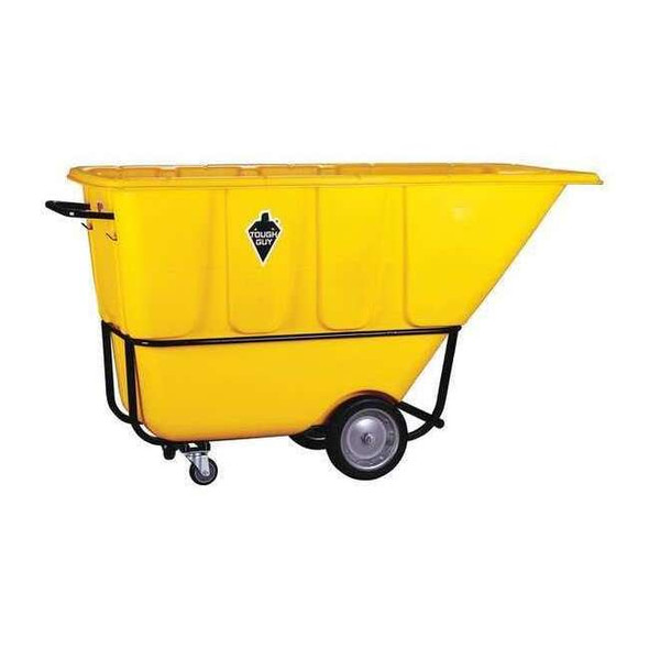 Tough Guy Tilt Truck,Std,1 cu. yd.,1250 lb.,Yellow 21VK46