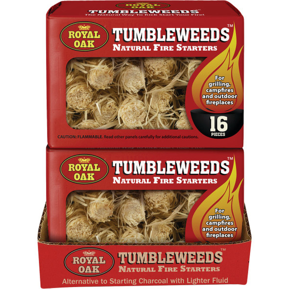 Royal Oak Red Box Tumbleweeds All Natural Odorless Fire Starter (16-Pack) 205-228-448 887426