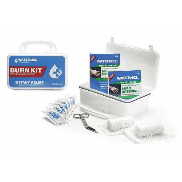 Waterjel Burn Care Kit,11pcs,3"W,5"H,White BK10-HA.69.000 Waterjel Burn Care Kit,11pcs,3"W,5"H,White BK10-HA.69.000