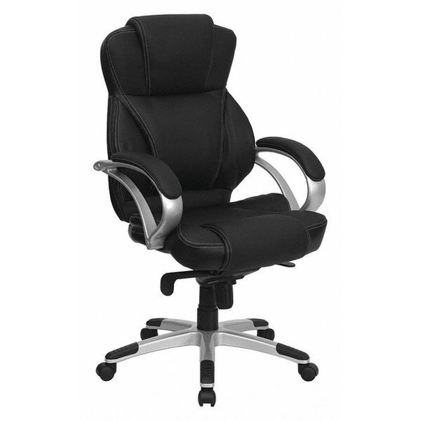 Flash Furniture High Back Exec Contemp Swivel Chair,Blk H-9626L-2-GG Flash Furniture High Back Exec Contemp Swivel Chair,Blk H-9626L-2-GG
