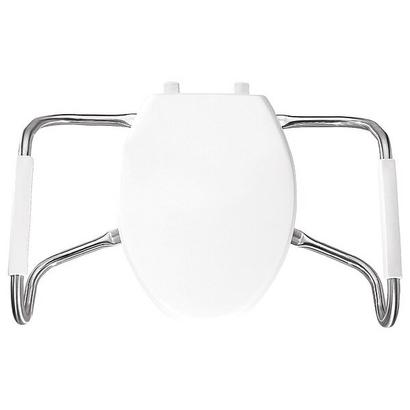 Bemis Toilet Seat, Wht, 14 in W, 2.25 in H MA2150T-000