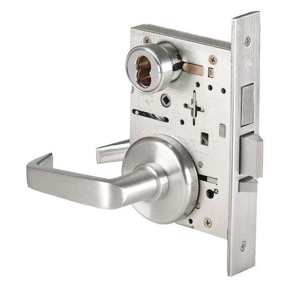 Best Mortise Cylinder, Entry Door, 1-3/16 " 45H7UNR15H626RH
