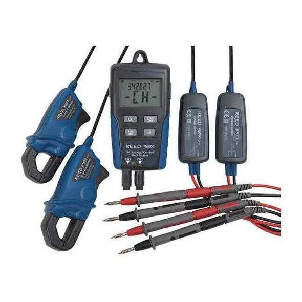 Reed Instruments Dual Input True RMS AC Voltage/Current Datalogger R5003