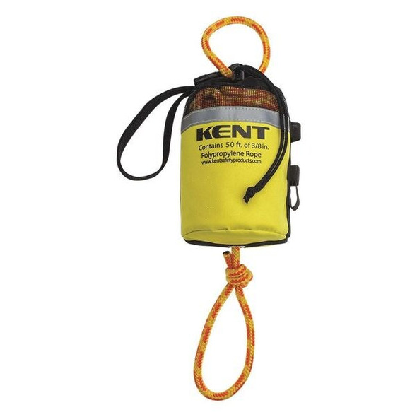 Kent Safety Rescue Throw Bag with 50ft. Rope 152800-300-050-13 Kent Safety Rescue Throw Bag with 50ft. Rope 152800-300-050-13