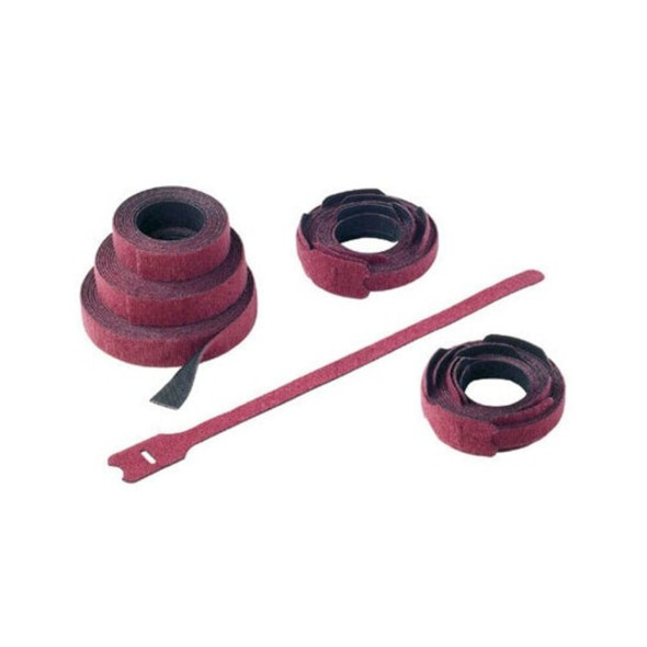 Cable Tie, 12 in L, 3.10 in Max Bundle Dia., Red, Nylon, 40 lb Strength, 10 PK  HLTP3I-X12