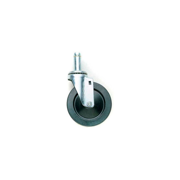 Metro 5"" Stem Caster Rubber Swivel