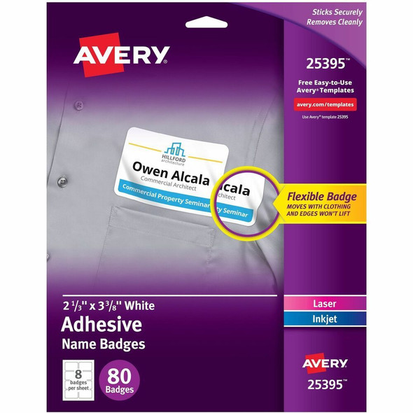 Avery&reg;  Name Badge Label 25395