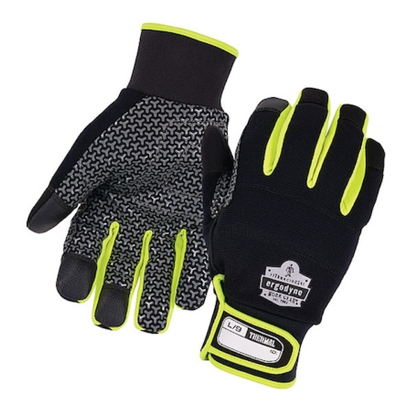 Ergodyne 850 Cold Storage Gloves,Medium,Lime/Blk 18153 Ergodyne 850 Cold Storage Gloves,Medium,Lime/Blk 18153